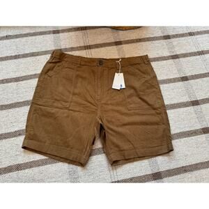 Boden Men’s Linen Blend Easy Shorts Brown 44 New